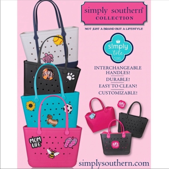 ✨🆕⚽️🥅SIMPLY SOUTHERN SOCCER SIMPLY TOTE CHARM ACCESSORY🥅⚽️ - Picture 5 of 5